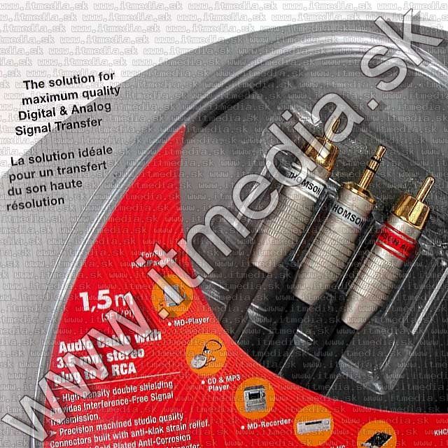 Image of Thomson Jack-2xRCA audio cable 1.5m *HQ* (IT7099)