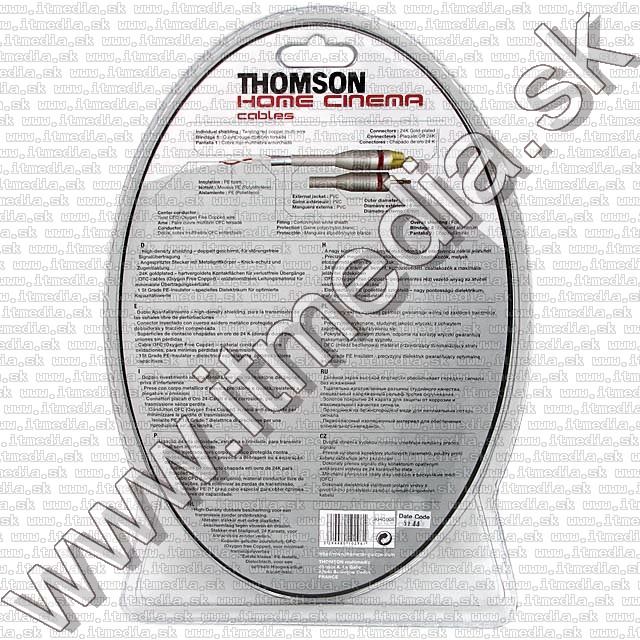 Image of Thomson Jack-2xRCA audio cable 1.5m *HQ* (IT7099)