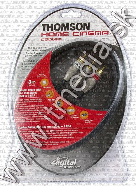 Image of Thomson Jack-2xRCA audio cable 3m *HQ* (IT5504)