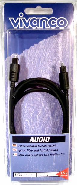 Image of Vivanco TOSLINK Optical Cable 1.5m (S-PDIF) (IT3179)