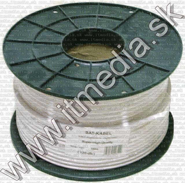 Image of Coaxial SAT cable white 120 dB, 100 meter (IT3888)
