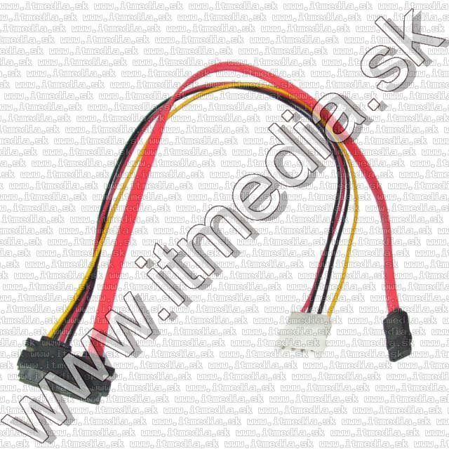Image of SATA Power+Data Cable Extender 40cm *Molex* (IT8518)