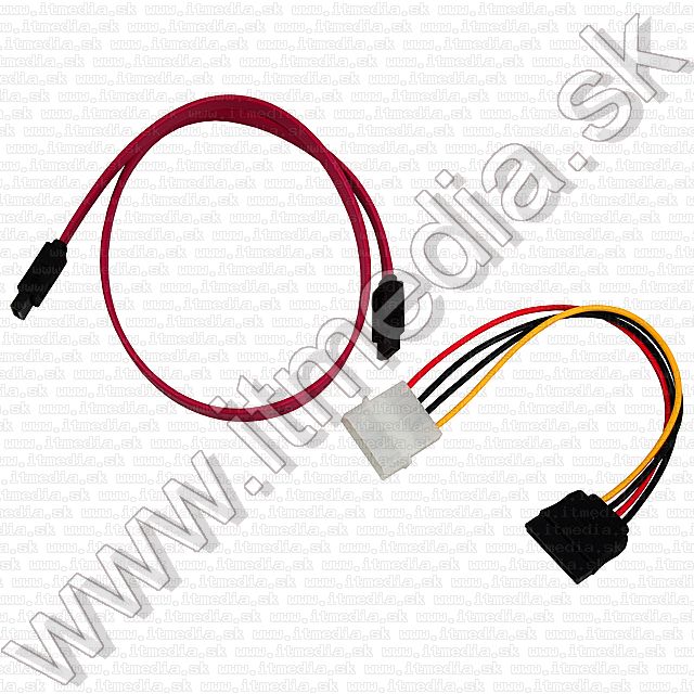 Image of S-ATA Cable SET (50cm data + power) (IT2096)