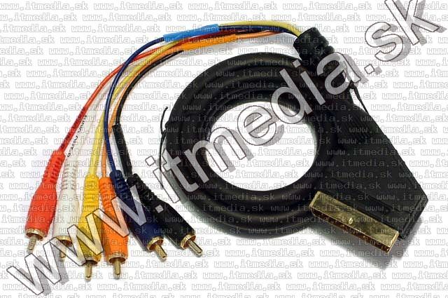 Image of Scart Cable -- 6x RCA (in-out) Gold (IT4787)