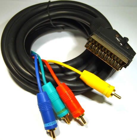 Image of Scart Cable -- YUV + Composit 5m (IT3399)