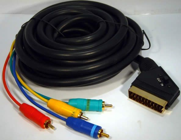 Image of Scart Cable -- YUV + Composit 5m (IT3399)