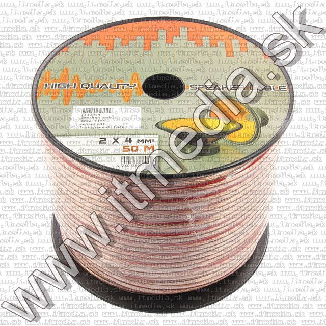 Hangfal kábel 4mm2 (1m* méterre) Átlátszó Info! (IT10044) Image of Hangfal kábel 4mm2 (1m* méterre) Átlátszó Info! (IT10044)