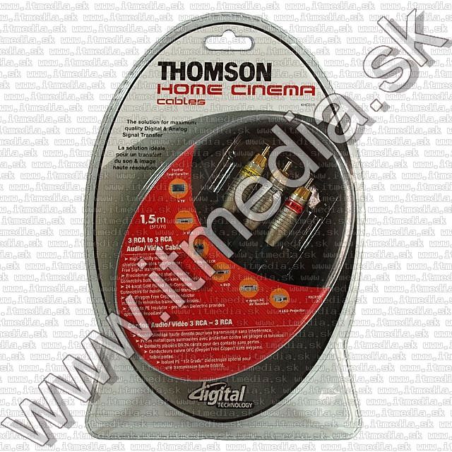 Image of Thomson 3xRCA-RCA AV cable 1.5m *HQ* (IT8017)