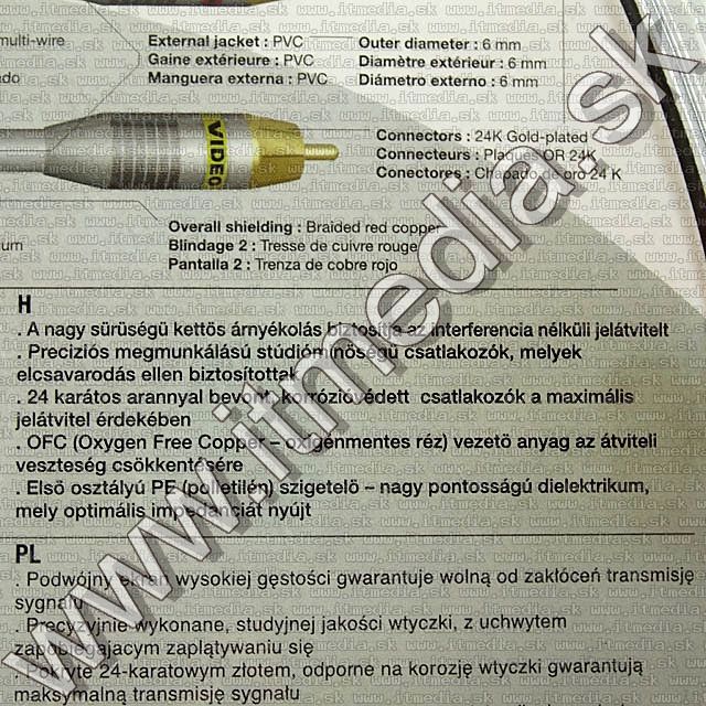 Image of Thomson 3xRCA-RCA AV cable 1.5m *HQ* (IT8017)
