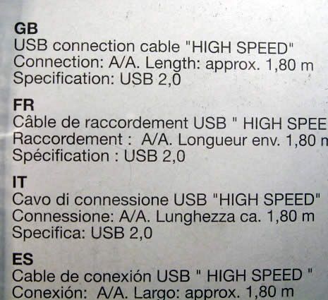 Image of USB Cable A male - A male 1.8m (IT3356)
