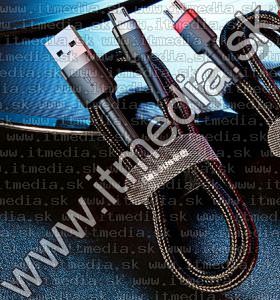 Image of Baseus USB - microUSB cable 50cm (Uni-Dir) 2.4A Black-Grey (IT13711)