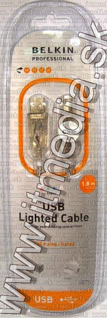 Image of Belkin USB Printer cable 180cm *White LED* (IT3866)