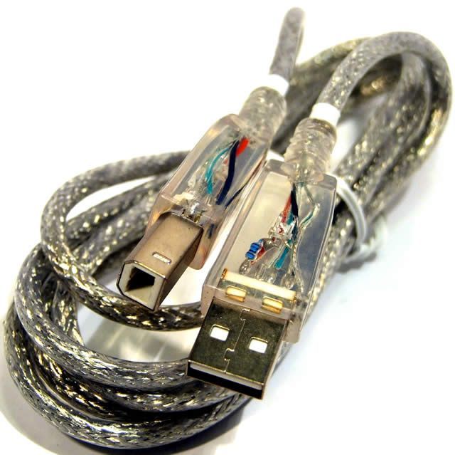 Image of Belkin USB Printer cable 180cm *White LED* (IT3866)