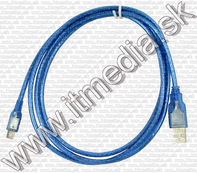 Image of USB A - 5p mini USB Cable 1.5m *blue* (IT5802)