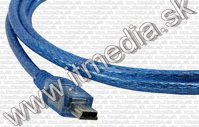 Image of USB A - 5p mini USB Cable 1.5m *blue* (IT5802)