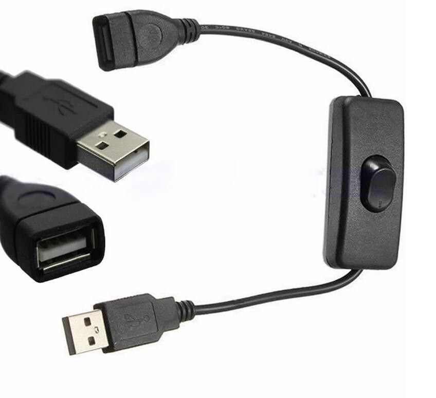 Image of Kapcsolós USB hosszabbító A/apa - A/anya (IT12328)
