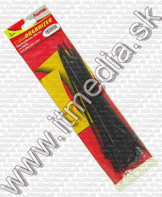 Image of HAMA Plastic Cable Ties 4.3x200mm 25-set (IT5838)