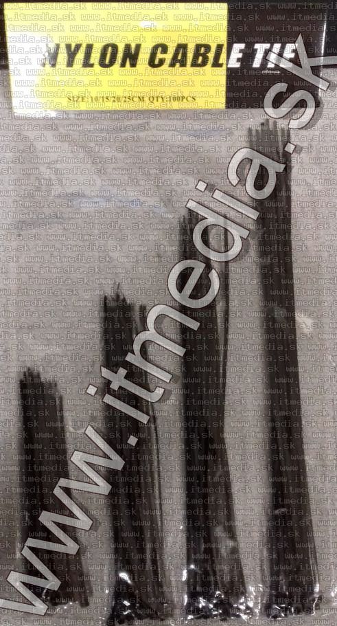 Plastic Cable Ties 4-size SET 100pcs transparent (IT13746) Image of Plastic Cable Ties 4-size SET 100pcs transparent (IT13746)
