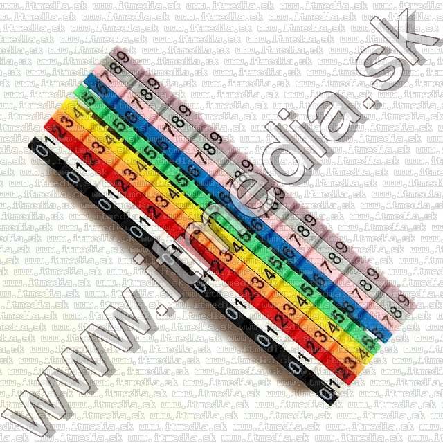 Image of UTP LAN Cable Marker  10 color 100pcs (IT7909)
