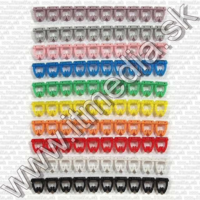 Image of UTP LAN Cable Marker  10 color 100pcs (IT7909)