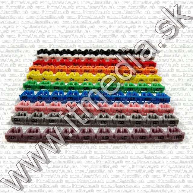Image of UTP LAN Cable Marker  10 color 100pcs (IT7909)