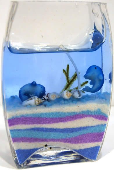Image of Gel Candle, *dolphin* no. 1 INFO! (IT3964)