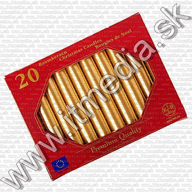 Image of Karácsonyi Gyertya 10cm *Arany* 20db (IT9323)