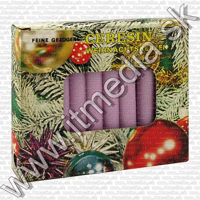 Image of Karácsonyi Gyertya 10cm *lila* 20db (IT7108)