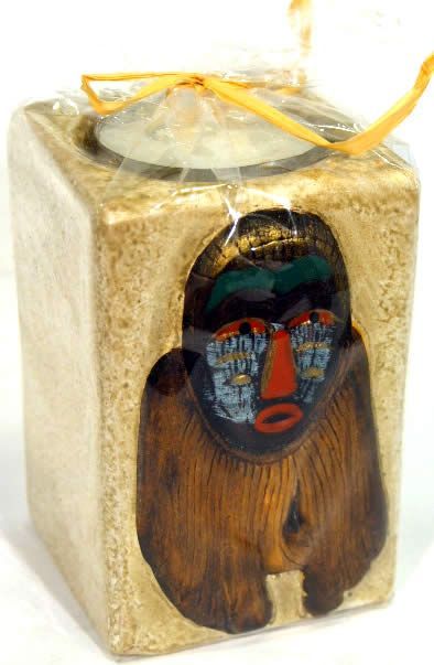 Image of Ceramic Candle Stand *Africa Mix* (IT3733)