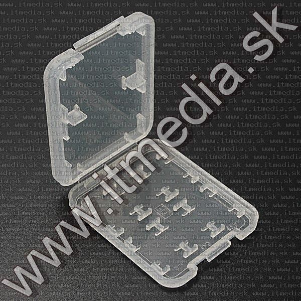 Image of Card holder plastic housing  for 6 microSD(TF) + SD Card + MSpro Duo card (IT11908)