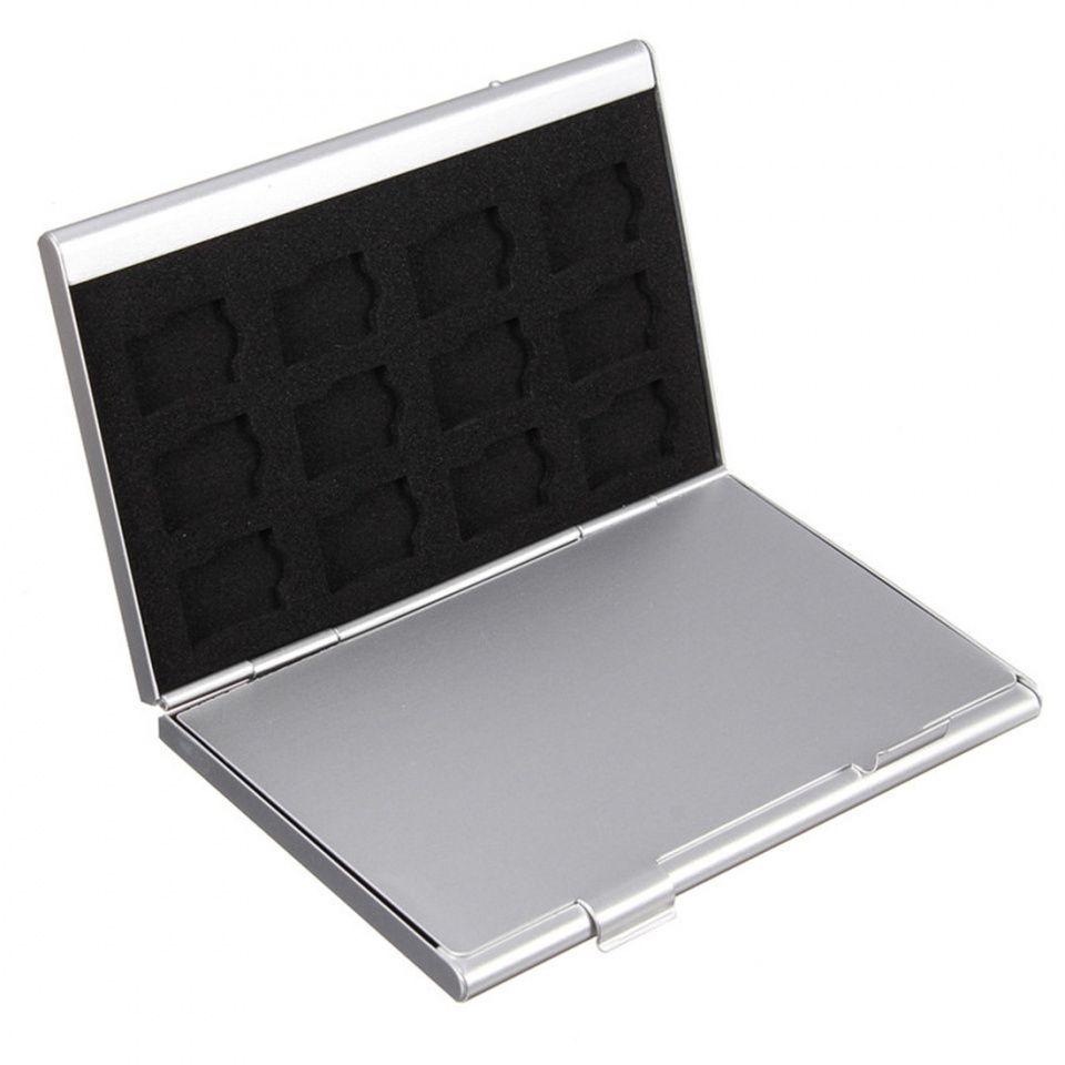 Image of Slim Aluminium memorycard holder (24x microSD) (IT13716)