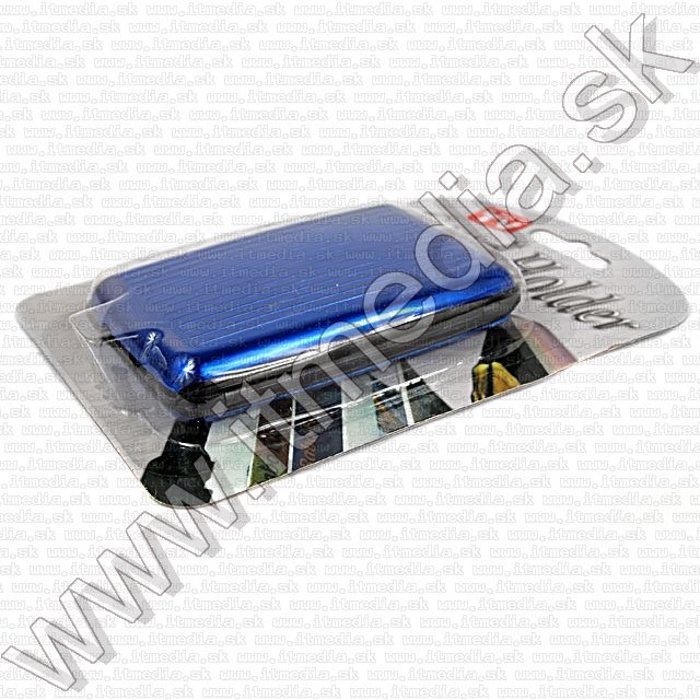 Image of Aluminium Card Holder *Blue* (IT9248)