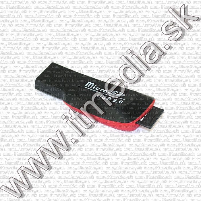 Image of Mini USB Cardreader for microSD cards *Blade* BULK (IT12029)