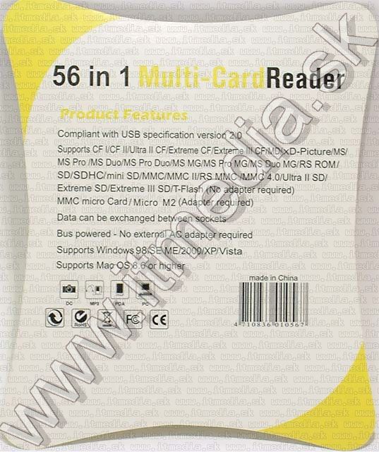 Image of 56-in-1 Metal Memory Card Reader (IT4725)