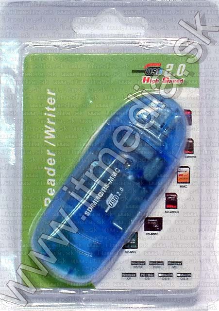 Image of Mini USB Cardreader SD - MMC *Transparent*(56840) (IT1685)