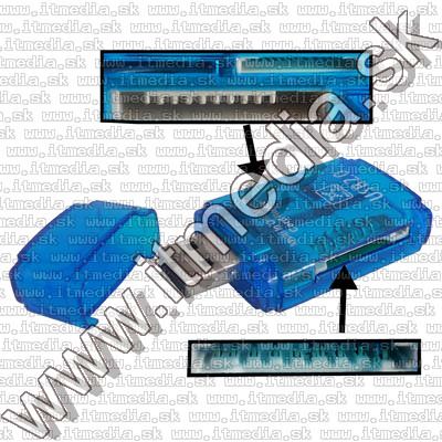 Image of USB Mini Memory Card Reader SD-MS-M2-TF (IT7981)