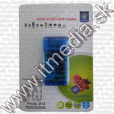 Image of USB Mini Memory Card Reader SD-MS-M2-TF (IT7981)