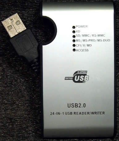 Image of Memory Card Reader (Writer) 24-in-1 Metal (IT3391)