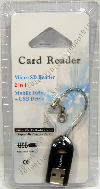 Image of LogiLink mini CardReader *microSD* HC *Black* (IT3885)