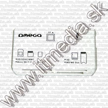 Image of Omega All-in-1 mini Memory Card Reader 40559 (IT7665)