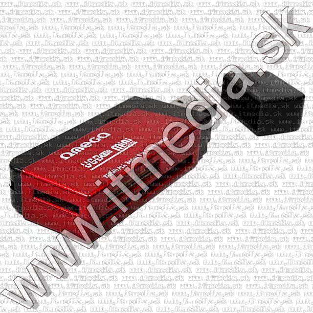 Image of Omega All-in-1 mini Memory Card Reader RED (40962) (IT8824)