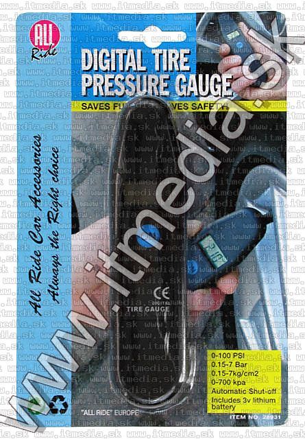 Image of Digital Car Tire Pressure Gauge (IT5735)