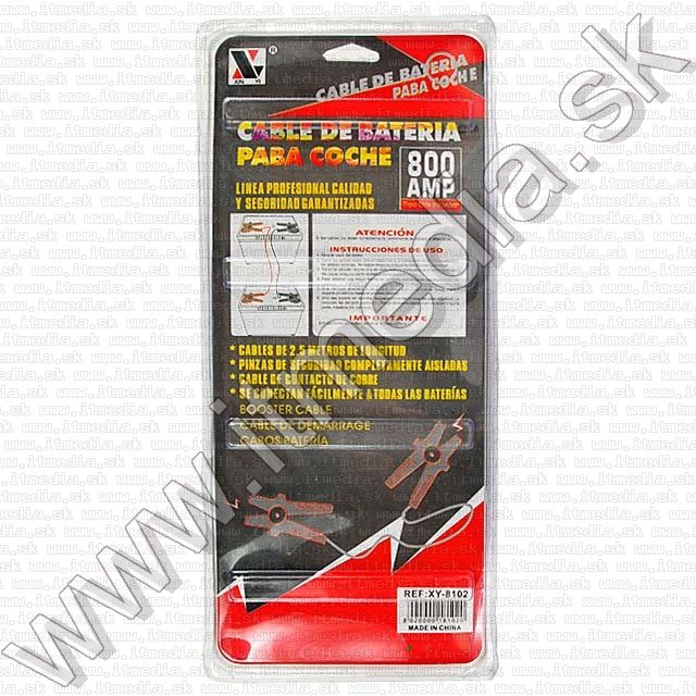 Image of Car Battery Booster Cable 2x2.5m (IT7691)