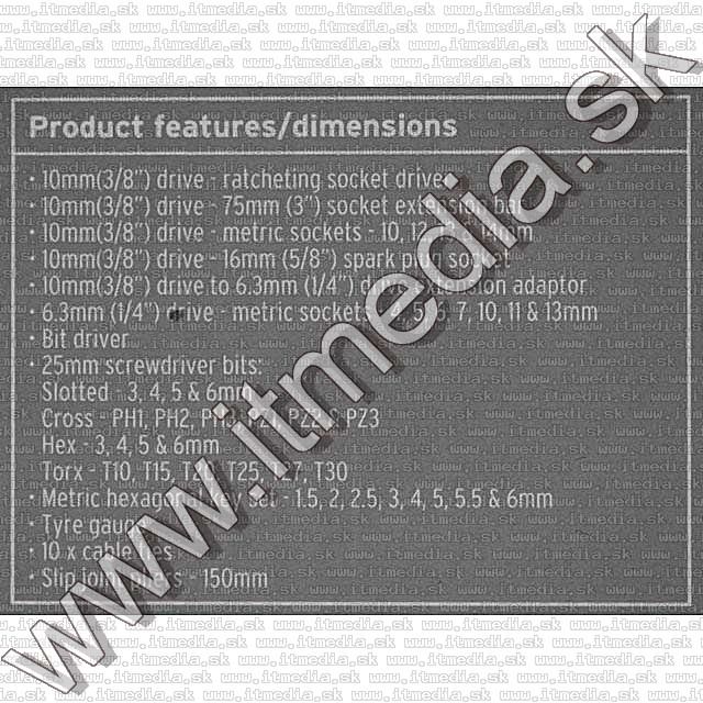 Image of Sainsbury&amp;amp;amp;amp;amp;amp;amp;amp;#39;s Auto tool set 56pcs (IT7843)