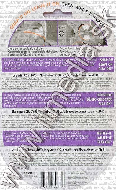 Image of D-skin CD Protective Foil 5-set (IT5247)