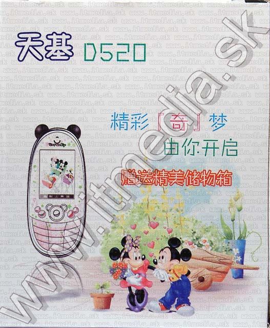 Image of Mickey Dual sim cellphone *Pink* (IT4649)