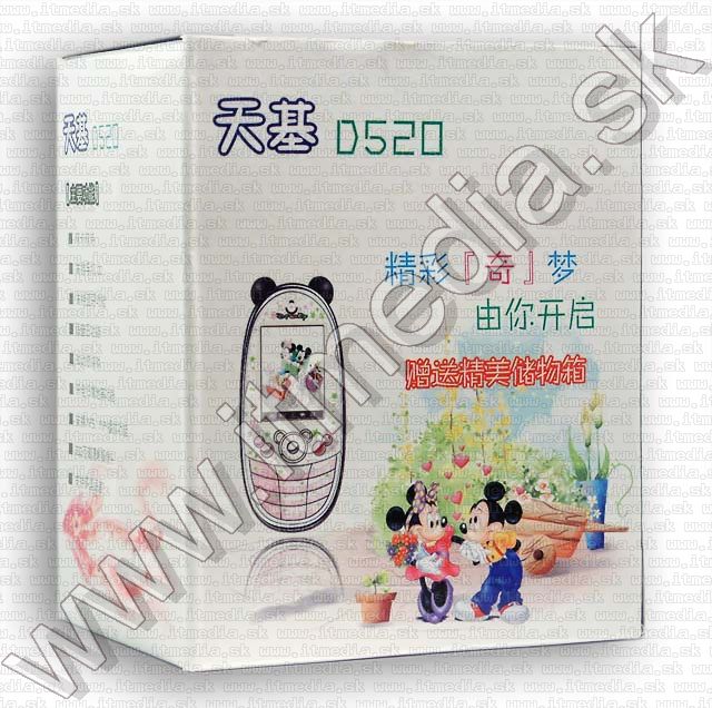 Image of Mickey Dual sim cellphone *Pink* (IT4649)