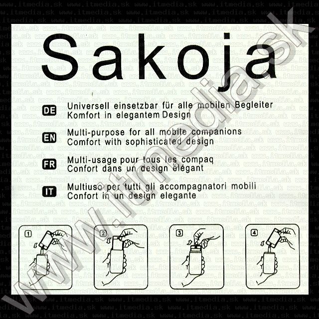 Image of Sakoja Cellphone Case Size *M* White (IT8097)