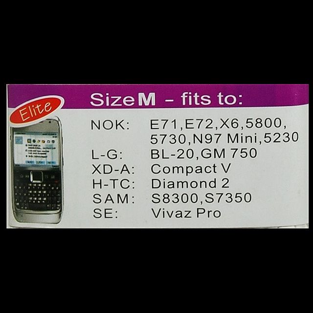 Image of Sakoja Cellphone Case Size *M* White (IT8097)