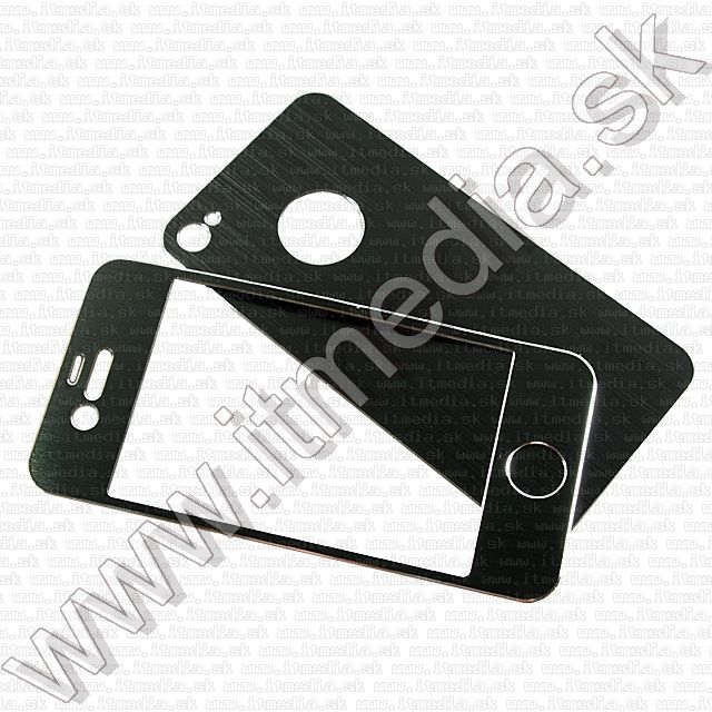 Image of iPHONE 4G Aluminium Skin *Black* (IT8111)